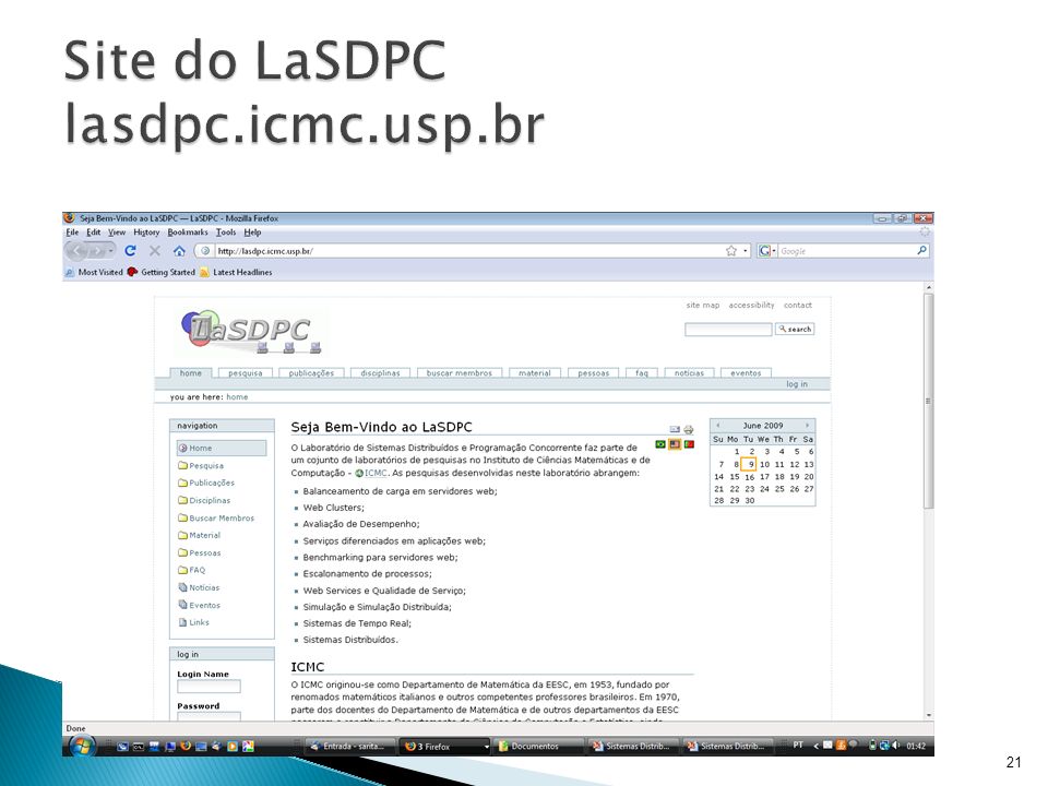 Site do LaSDPC lasdpc.icmc.usp.br