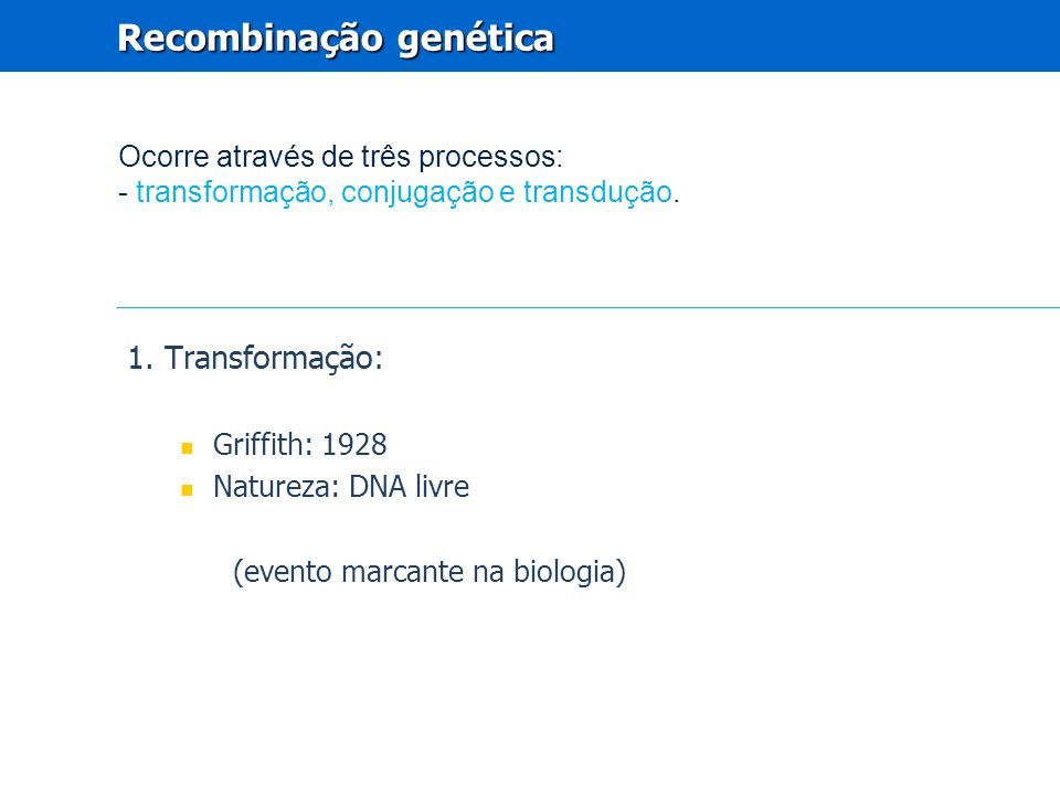 Recombinação genética