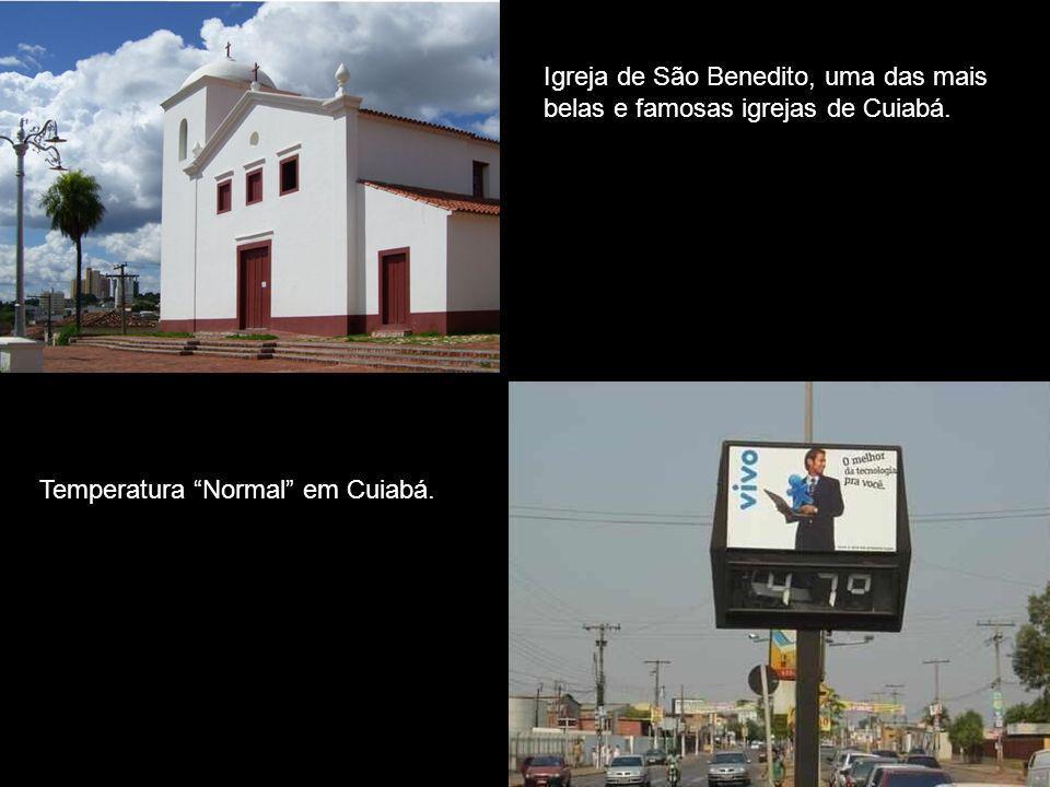 Reja Igreja de São Benedito, uma das mais belas e famosas igrejas de Cuiabá.