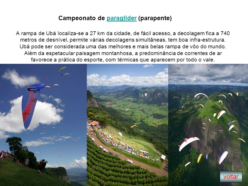 Campeonato de paraglider (parapente)