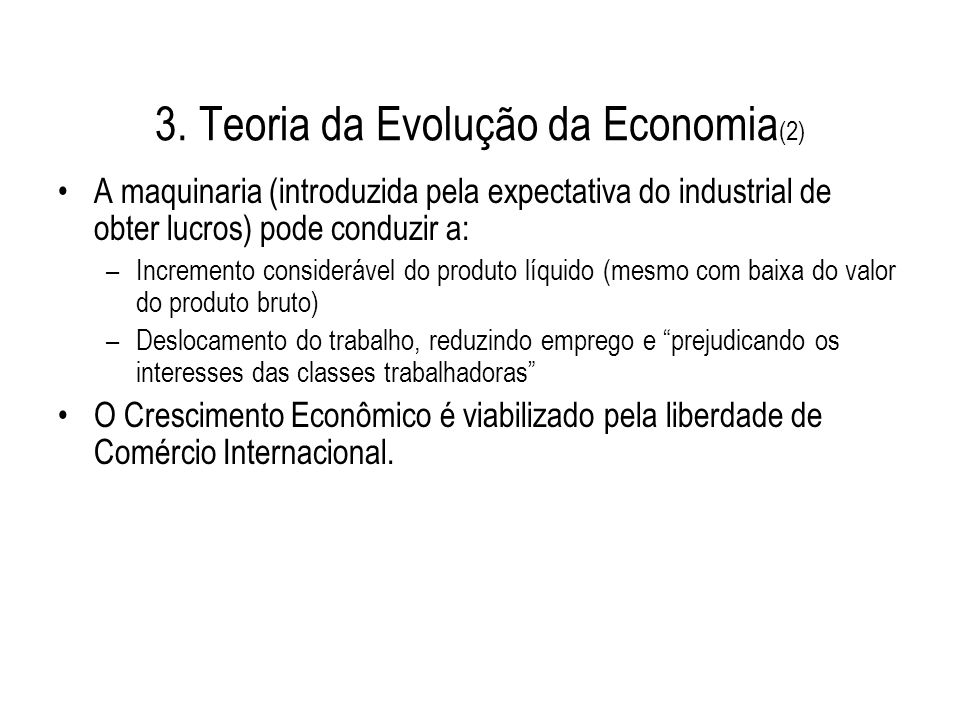 3. Teoria da Evolução da Economia(2)