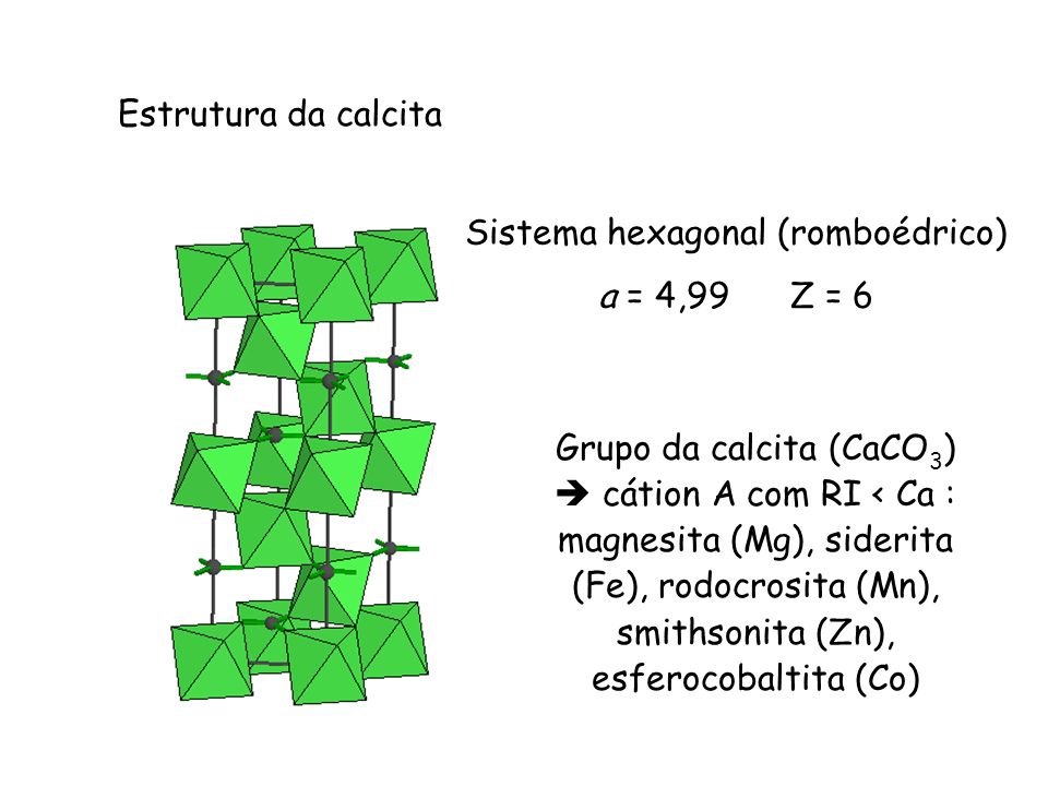 Sistema hexagonal (romboédrico)