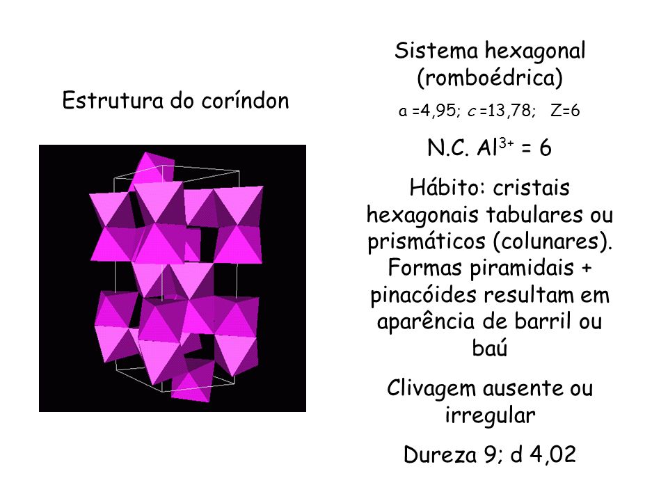 Sistema hexagonal (romboédrica)