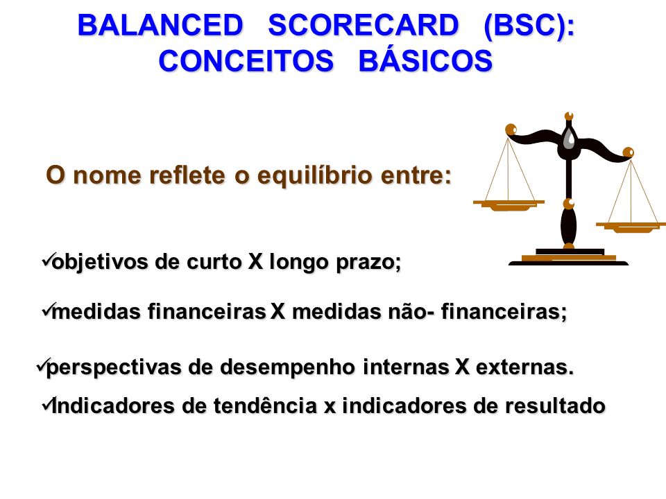 BALANCED SCORECARD (BSC):