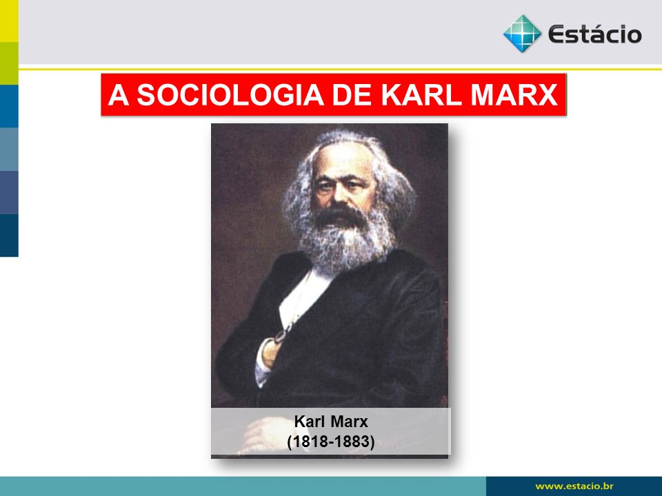 A SOCIOLOGIA DE KARL MARX