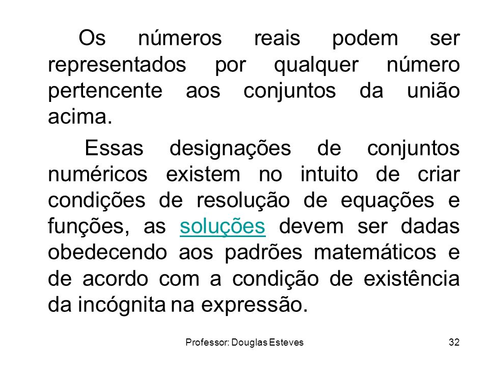 Professor: Douglas Esteves