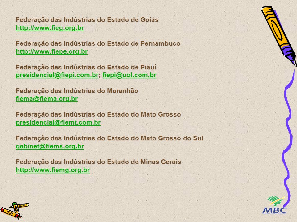 Federação das Indústrias do Estado de Goiás   fieg. org