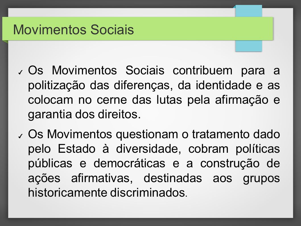 Movimentos Sociais