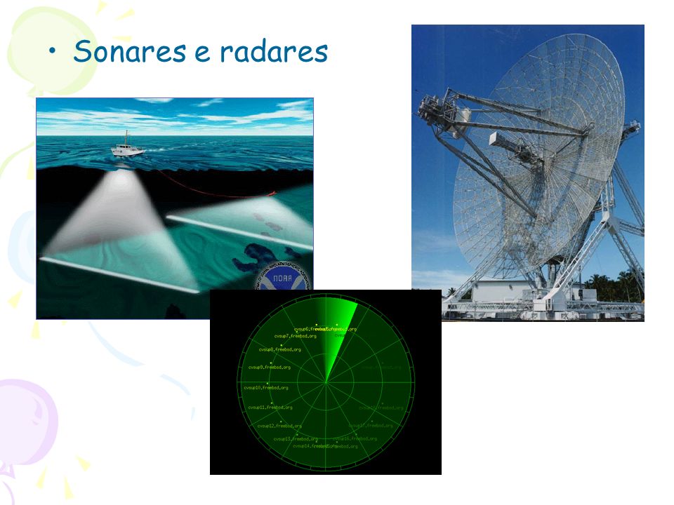Sonares e radares