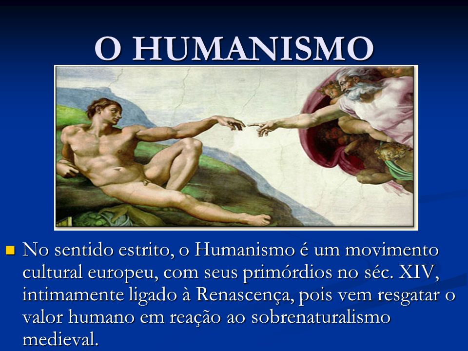 O HUMANISMO