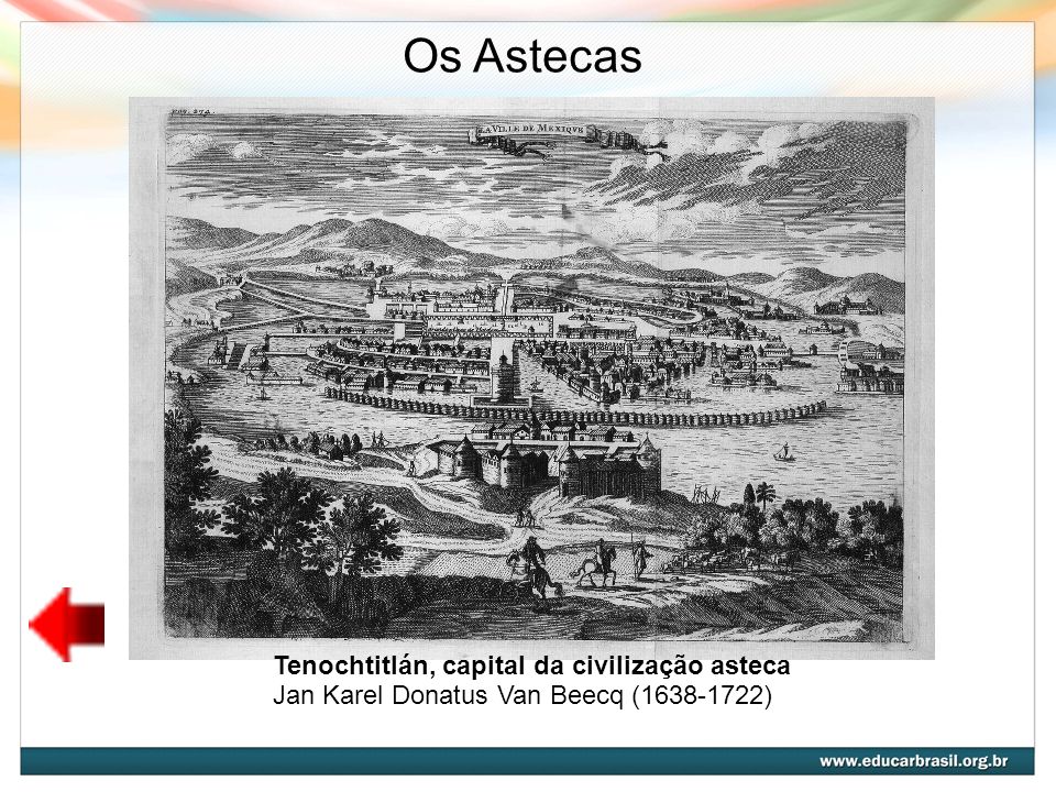 Os Astecas Tenochtitlán, capital da civilização asteca