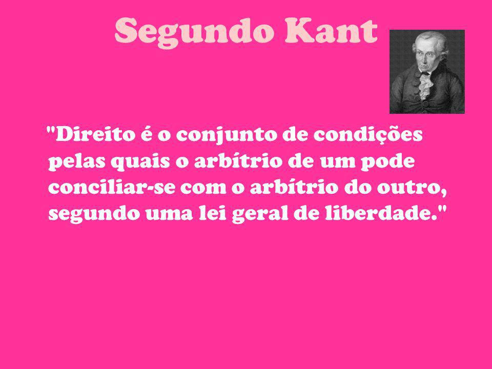 Segundo Kant
