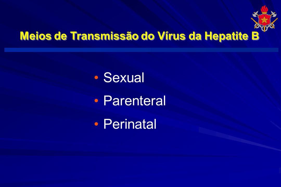 Meios de Transmissão do Vírus da Hepatite B