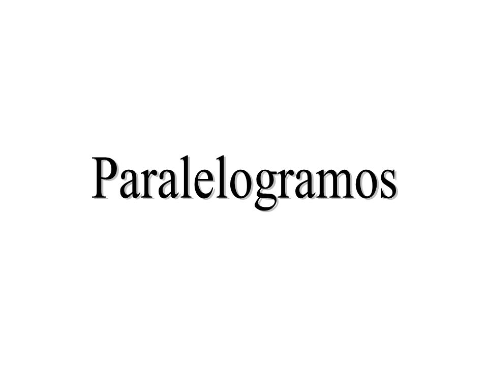 Paralelogramos