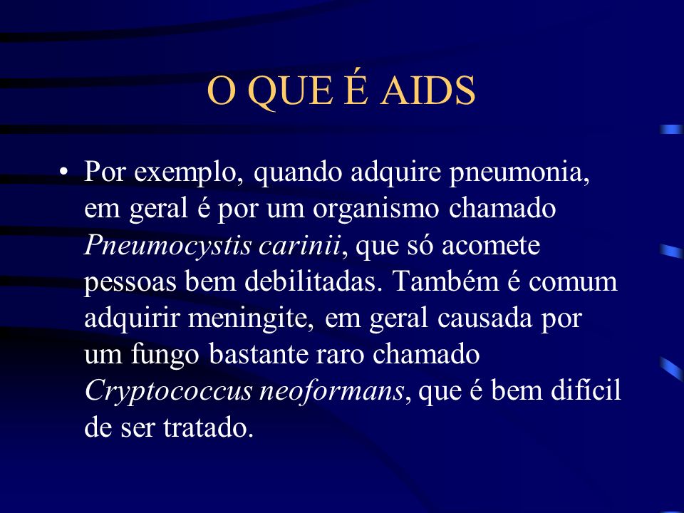 O QUE É AIDS