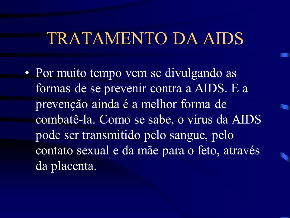 TRATAMENTO DA AIDS
