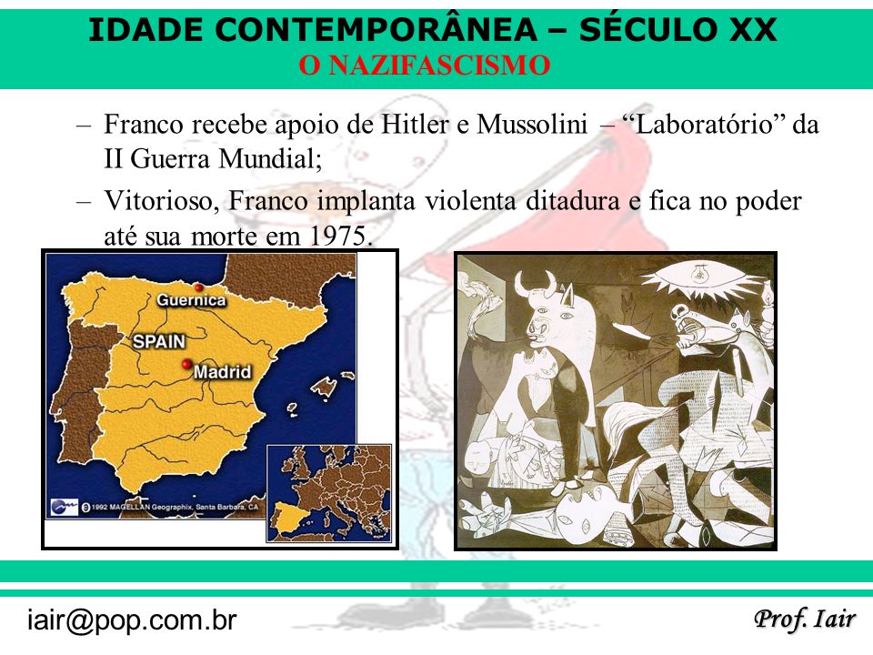 Franco recebe apoio de Hitler e Mussolini – Laboratório da II Guerra Mundial;