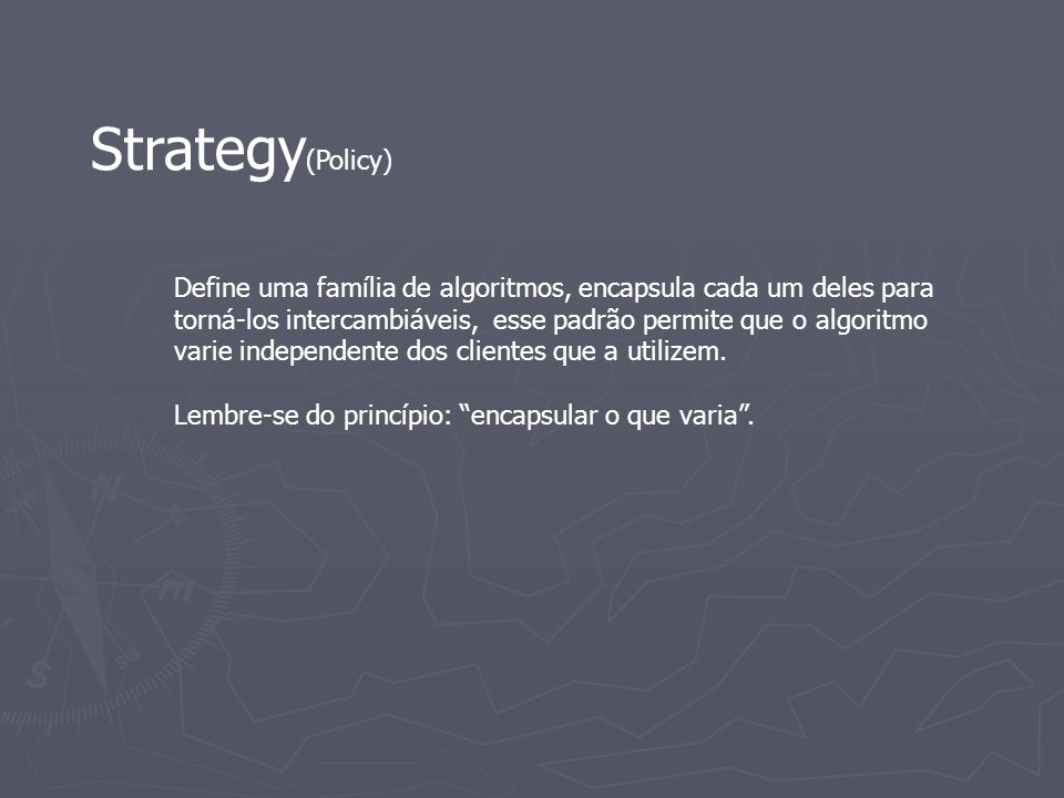 Strategy(Policy)