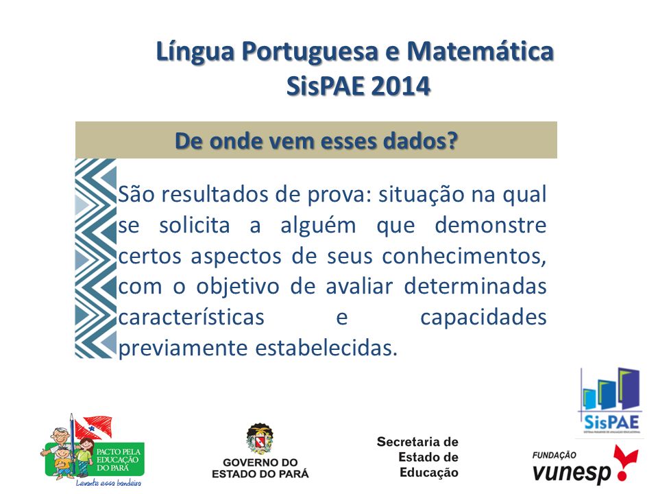 Língua Portuguesa e Matemática