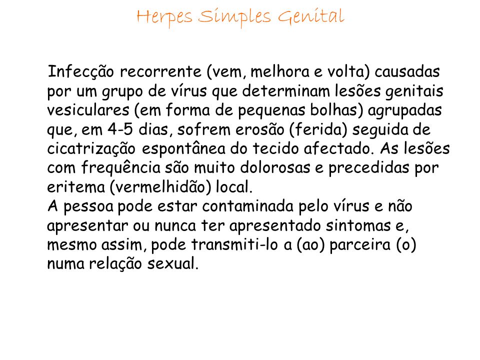 Herpes Simples Genital
