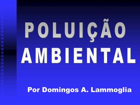 POLUIÇÃO AMBIENTAL Por Domingos A. Lammoglia.