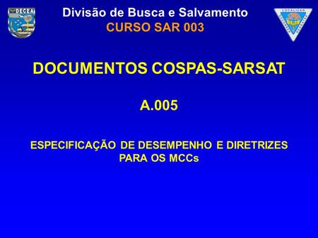 DOCUMENTOS COSPAS-SARSAT