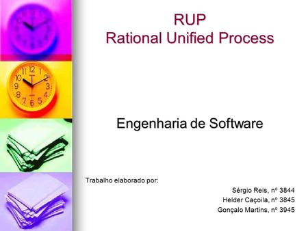 RUP Rational Unified Process