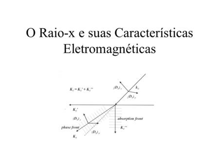 O Raio-x e suas Características Eletromagnéticas