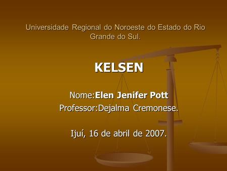 Universidade Regional do Noroeste do Estado do Rio Grande do Sul.