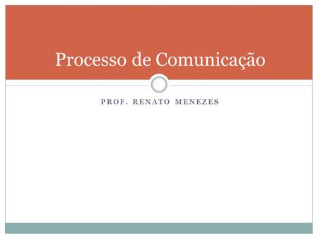 Processo de Comunicação