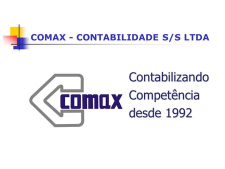 COMAX - CONTABILIDADE S/S LTDA