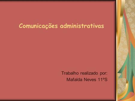 Comunicações administrativas