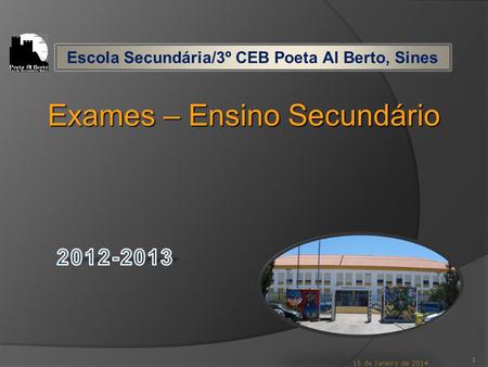 Escola Secundária/3º CEB Poeta Al Berto, Sines