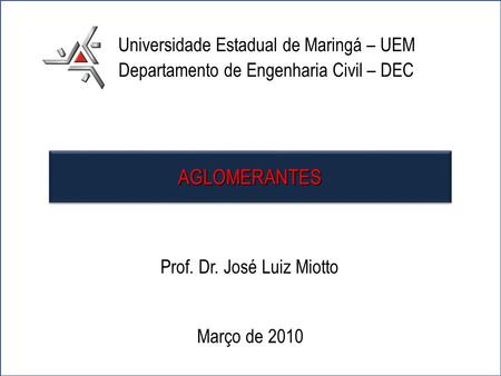 Prof. Dr. José Luiz Miotto