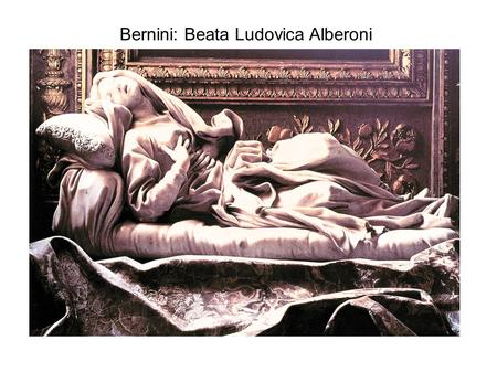 Bernini: Beata Ludovica Alberoni