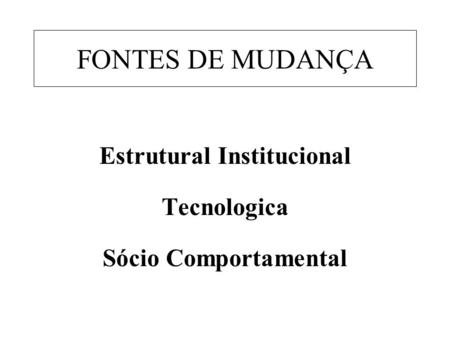 Estrutural Institucional