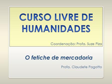 CURSO LIVRE DE HUMANIDADES