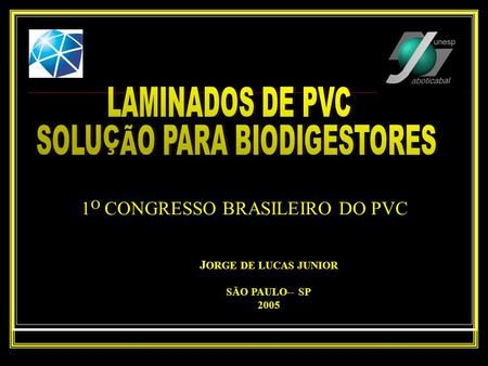 1O CONGRESSO BRASILEIRO DO PVC