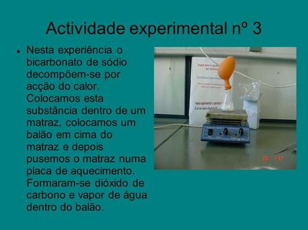 Actividade experimental nº 3