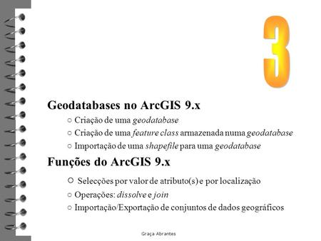 Geodatabases no ArcGIS 9.x
