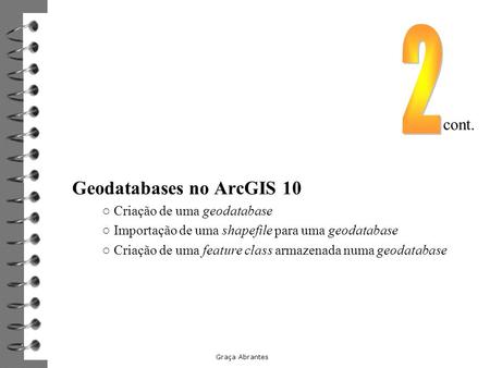 Geodatabases no ArcGIS 10