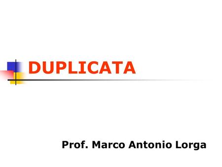 Prof. Marco Antonio Lorga
