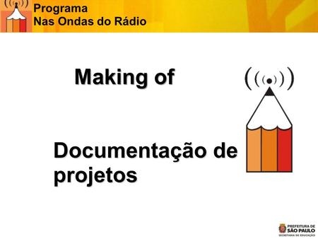 Documentação de projetos