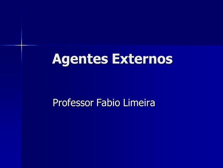 Professor Fabio Limeira