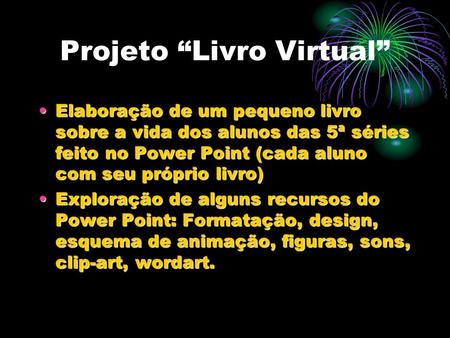 Projeto “Livro Virtual”