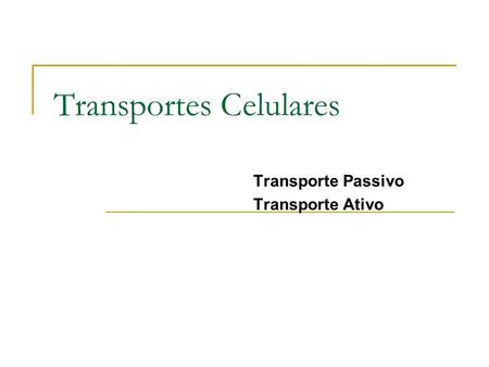 Transportes Celulares