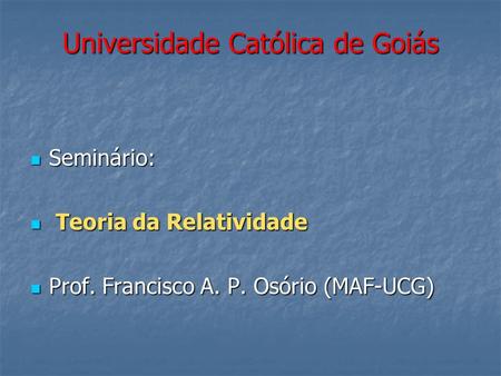 Universidade Católica de Goiás
