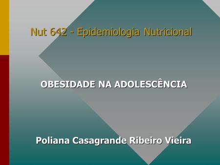 Nut Epidemiologia Nutricional