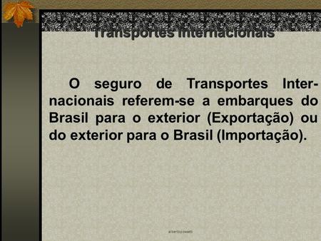 Transportes Internacionais
