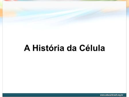 A História da Célula.